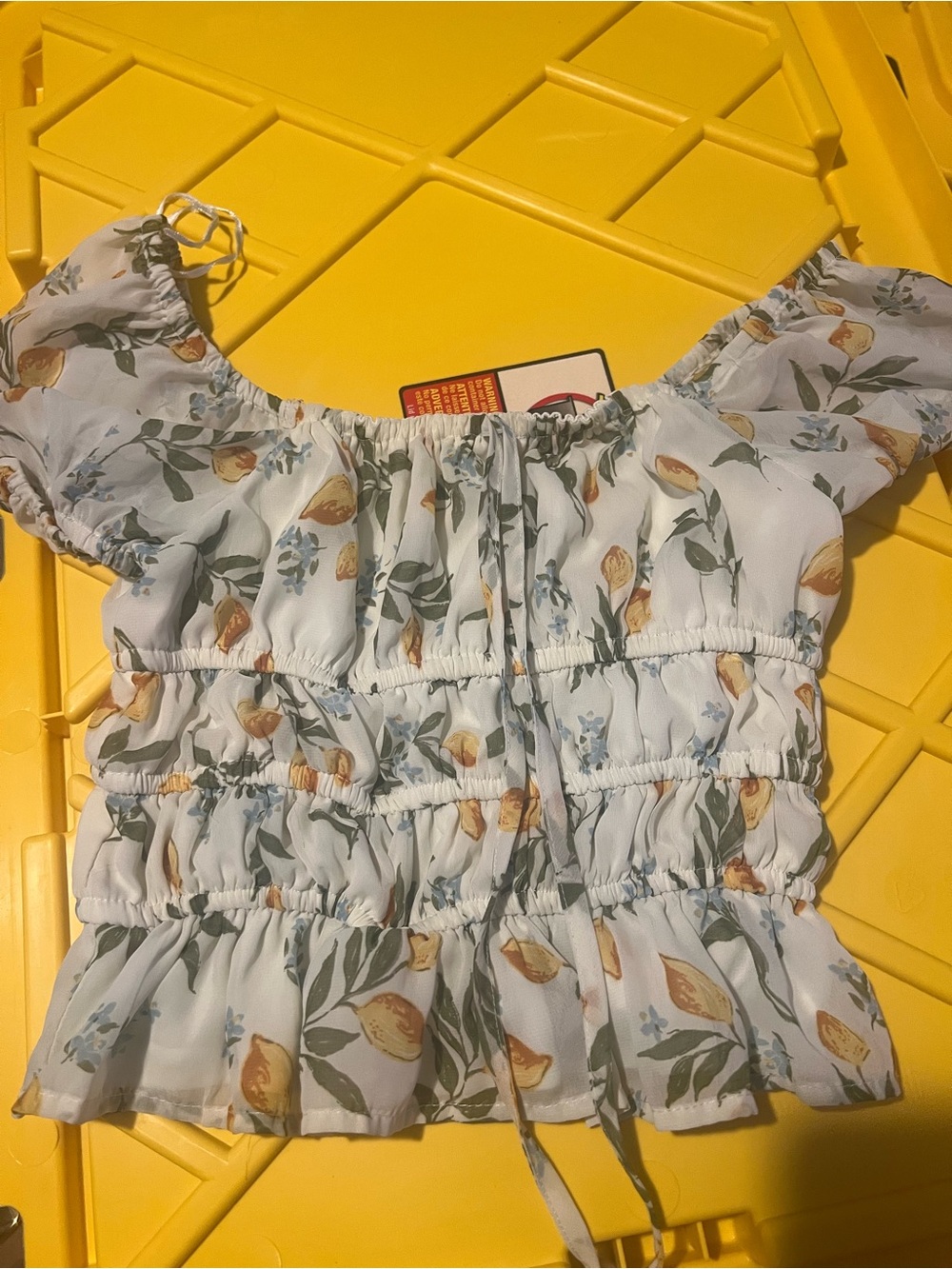 Japna  Print  Smocked  Top